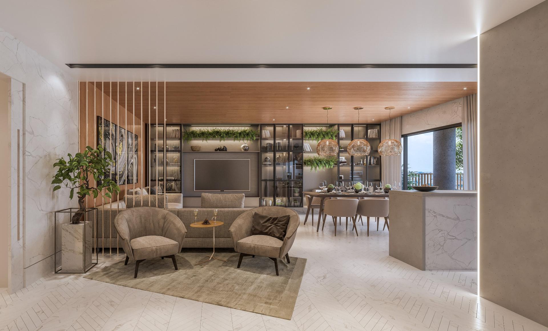 Apartamento 142m² - Living 01