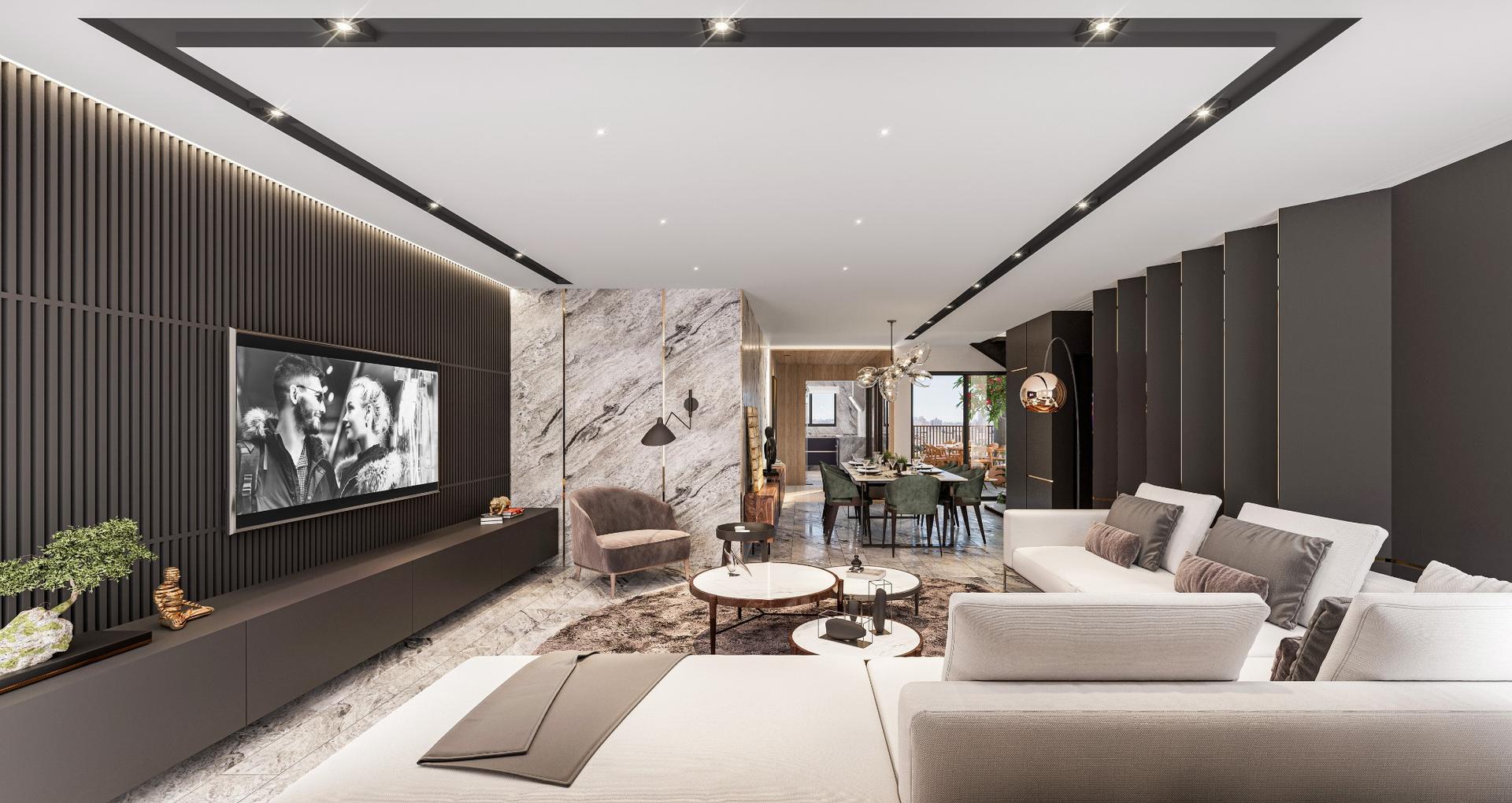 Duplex 233m² - Living 02