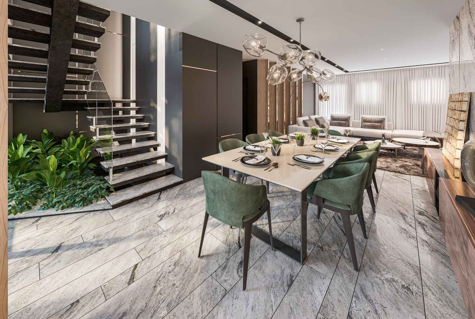 Duplex 233m² - Living 04