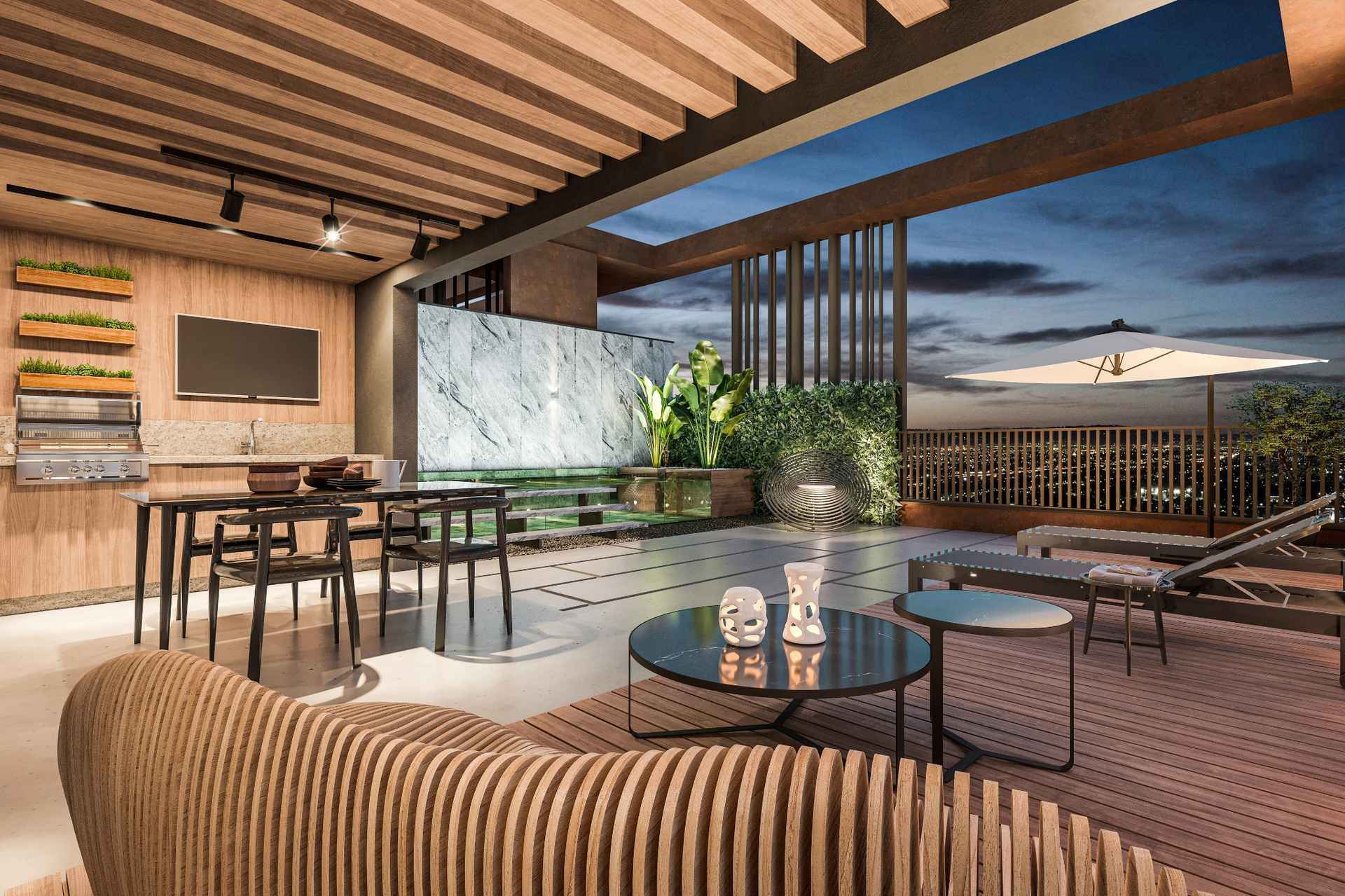 Duplex 256m² Cobertura - Terraço 01